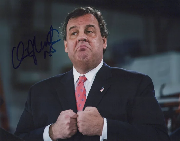 Chris Christie autograph