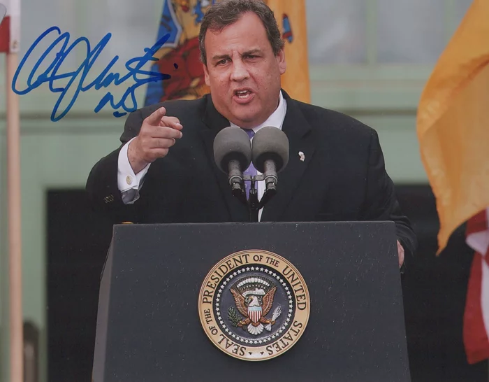 Chris Christie autograph