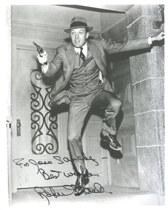 Robert Stack autograph