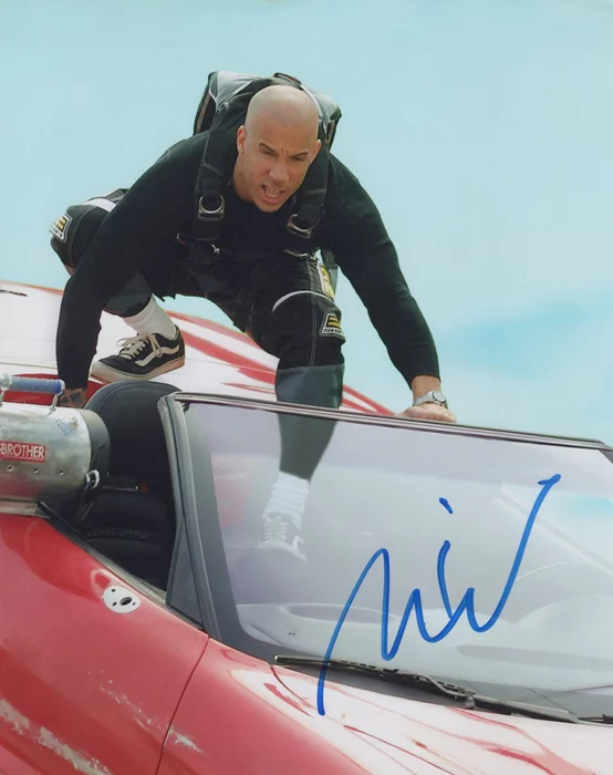 Vin Diesel autograph