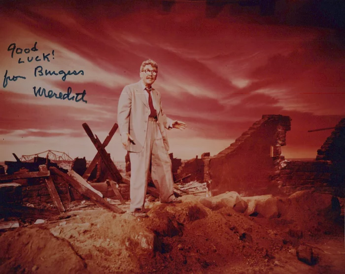 Burgess Meredith autograph