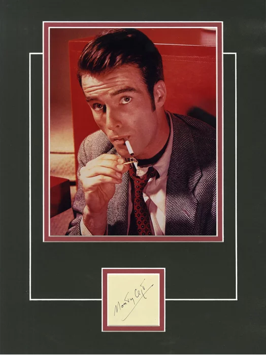 Montgomery Clift autograph