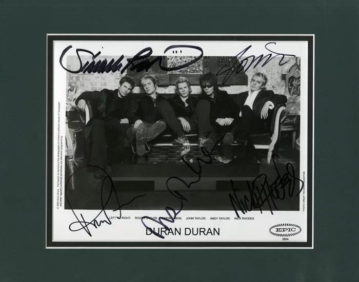 Duran Duran autograph