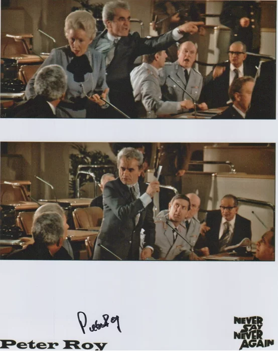 Peter Roy autograph