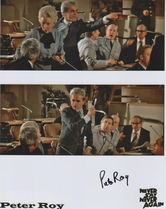 Peter Roy autograph