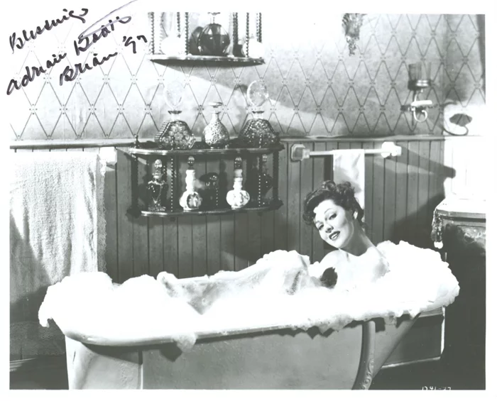 Adrian Booth autograph