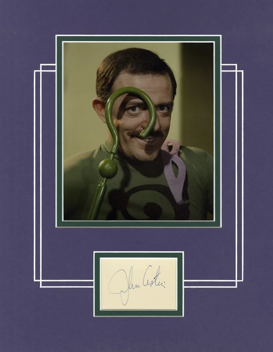 John Astin autograph