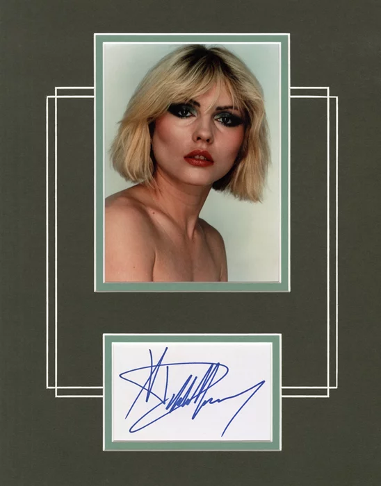 Deborah Harry autograph