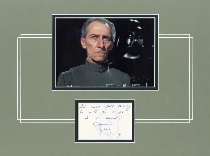 Peter Cushing autograph
