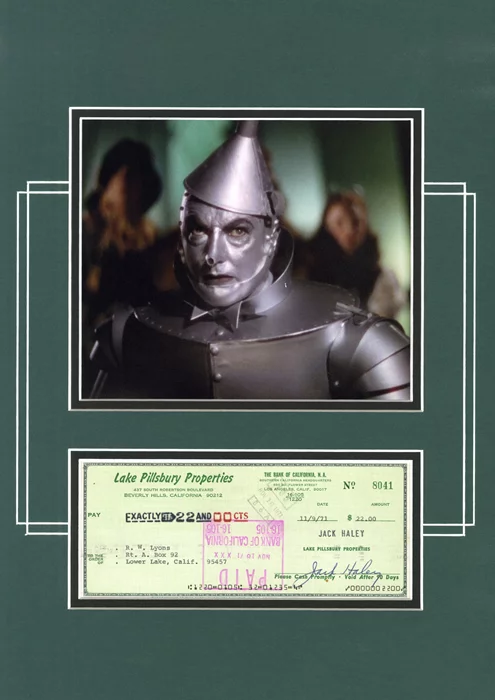 Jack Haley autograph