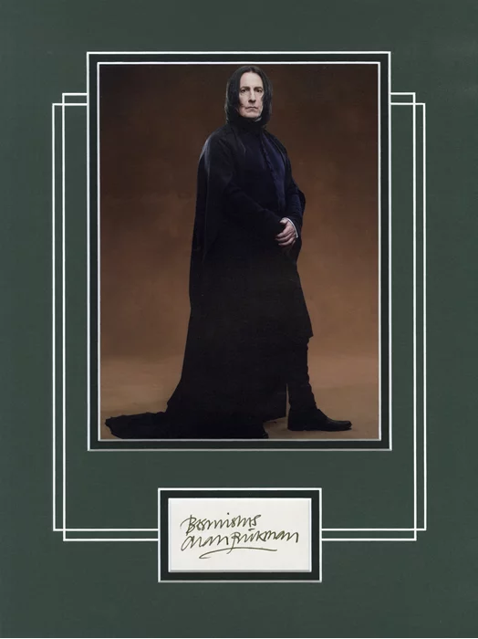 Alan Rickman autograph