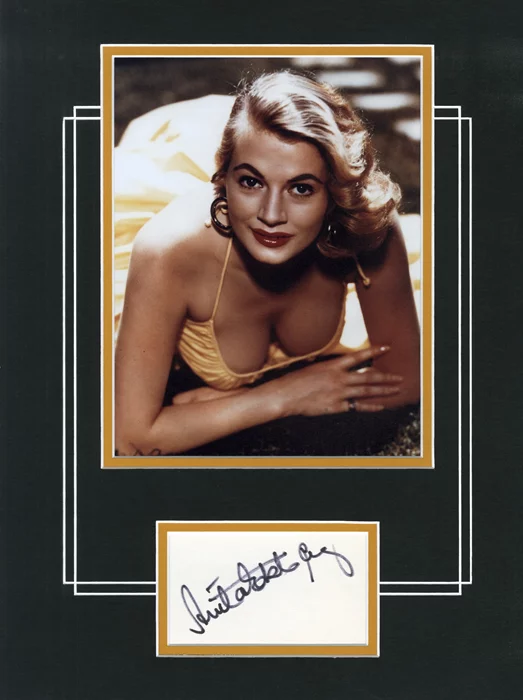 Anita Ekberg autograph