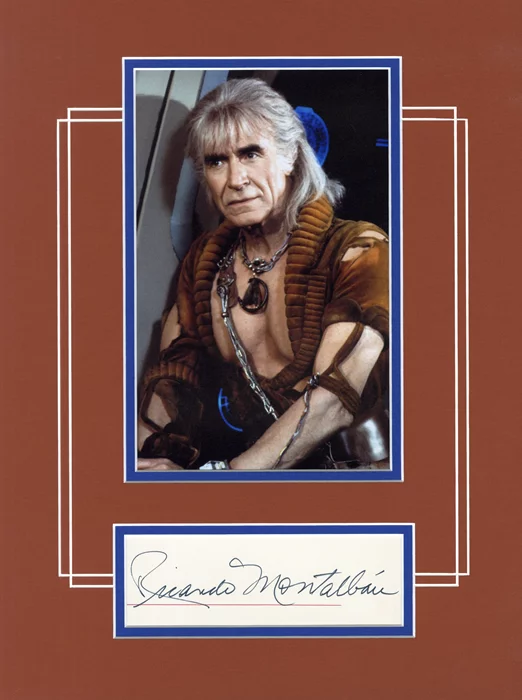 Ricardo Montalban autograph