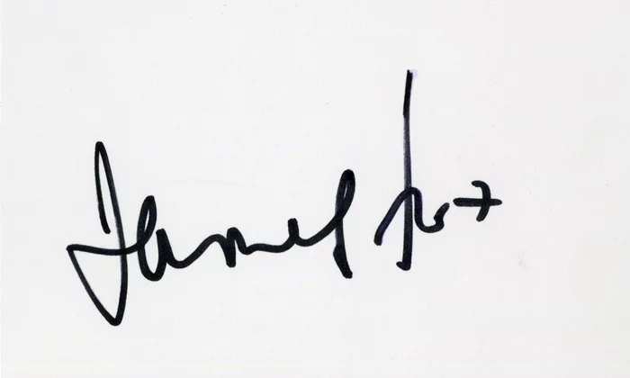 James Fox autograph