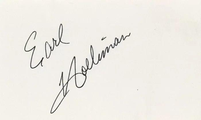 Earl Holliman autograph