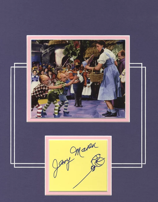 Jerry Maren autograph