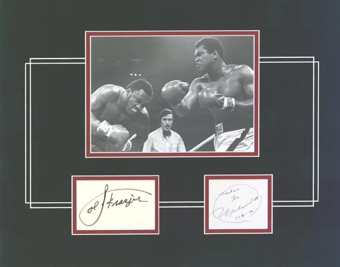 Ali/Frazier autograph
