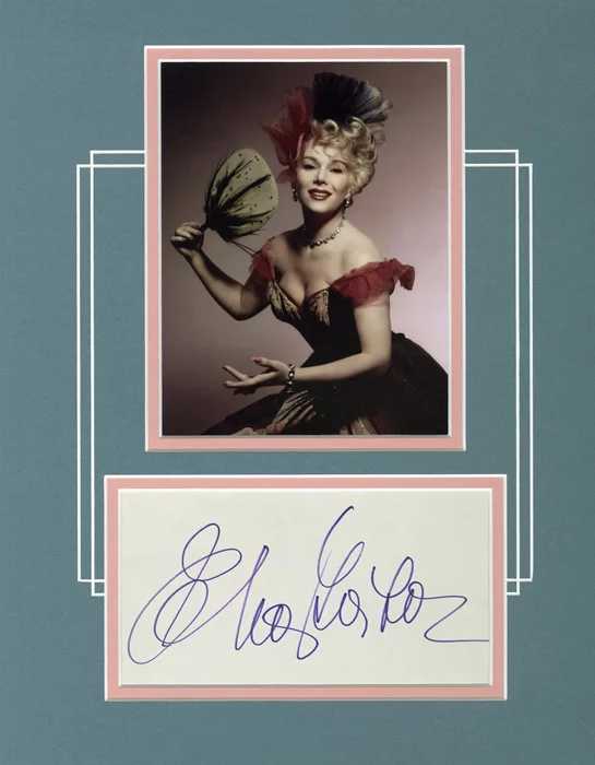 Eva Gabor autograph