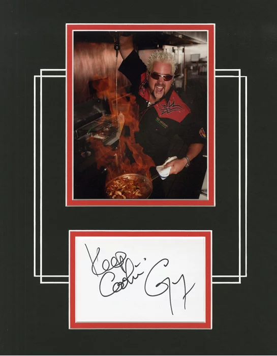 Guy Fieri autograph