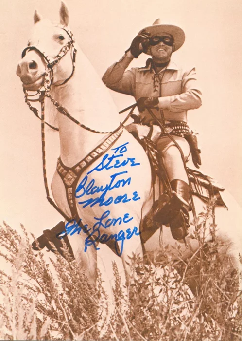 Clayton Moore autograph