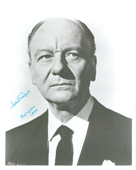 John Gielgud autograph