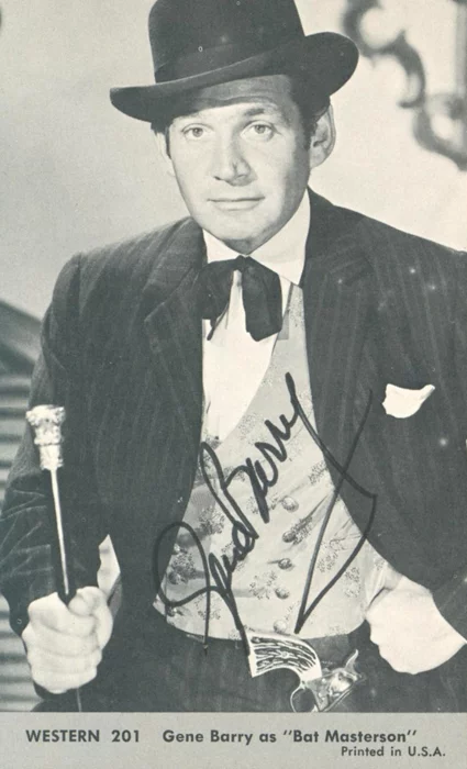 Gene Barry autograph