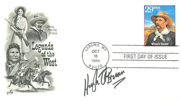 Hugh O'Brian autograph