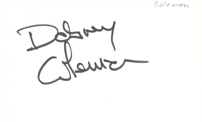 Dabney Coleman autograph
