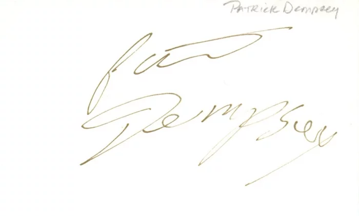 Patrick Dempsey autograph