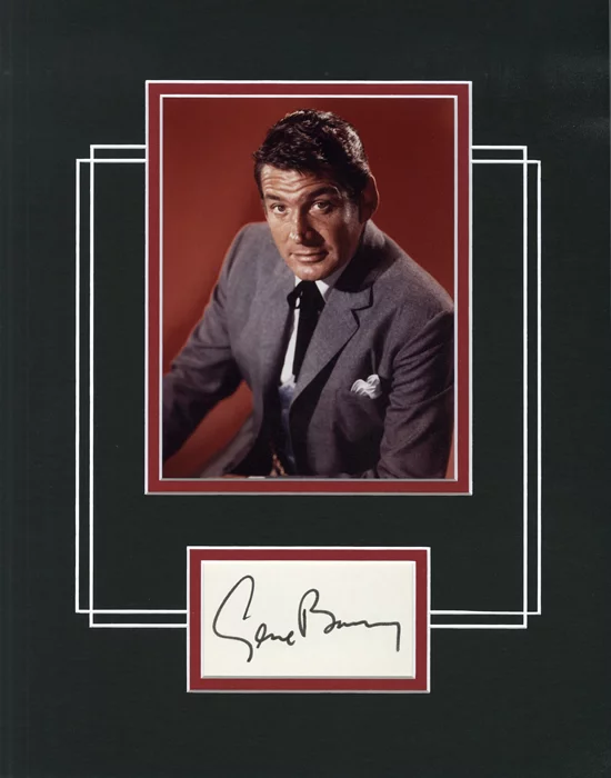 Gene Barry autograph