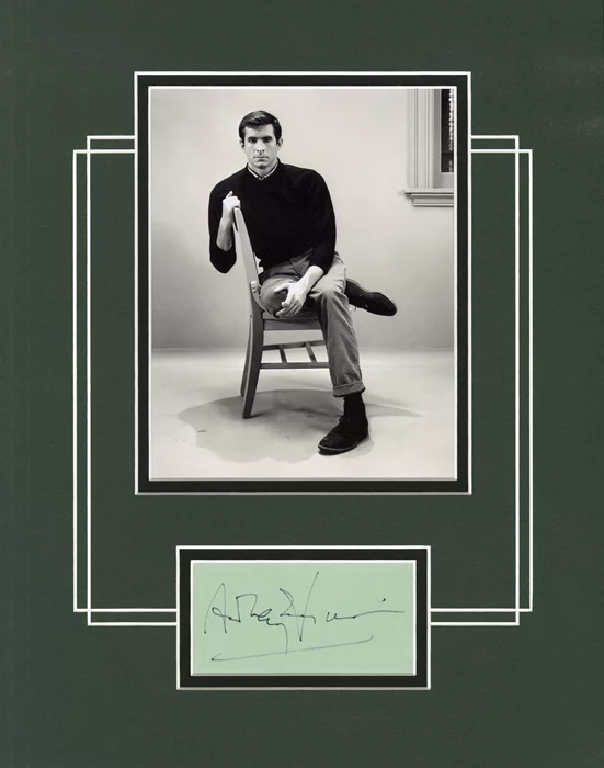 Anthony Perkins autograph