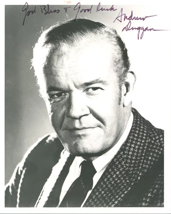 Andrew Duggan autograph