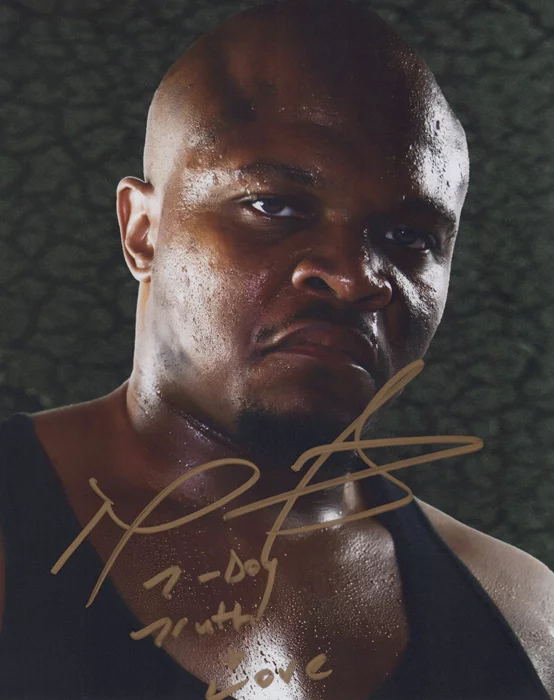 IronE Singleton autograph