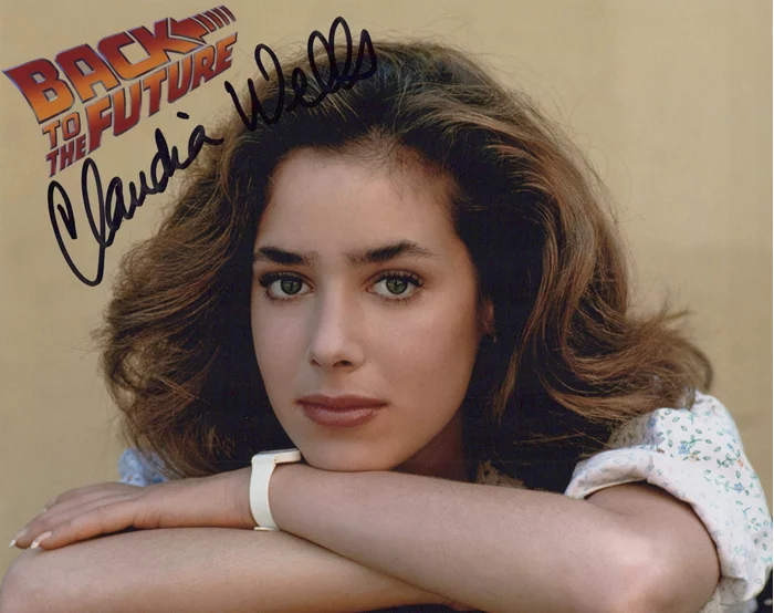 Claudia Wells autograph