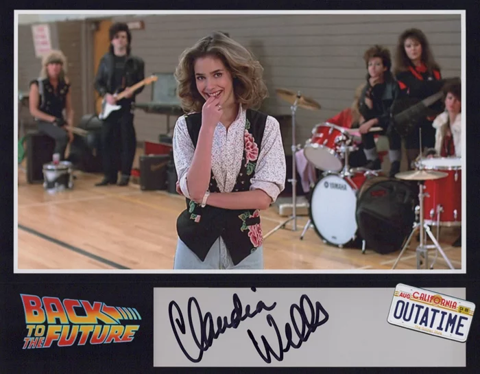 Claudia Wells autograph