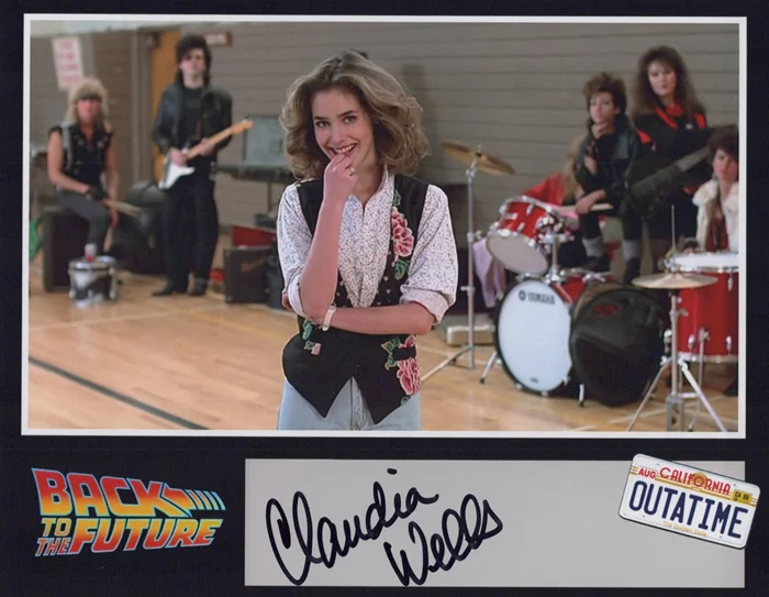 Claudia Wells autograph