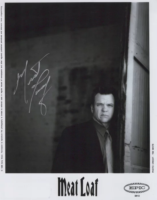 Meat Loaf autograph