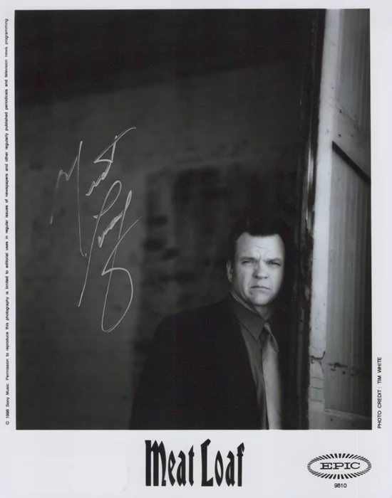 Meat Loaf autograph