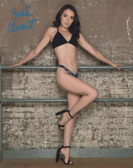 Zoe West autograph