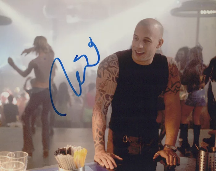 Vin Diesel autograph