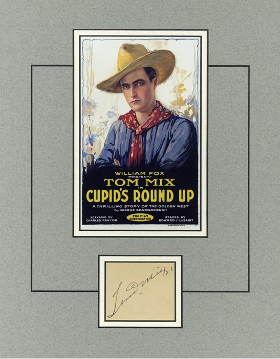 Tom Mix autograph
