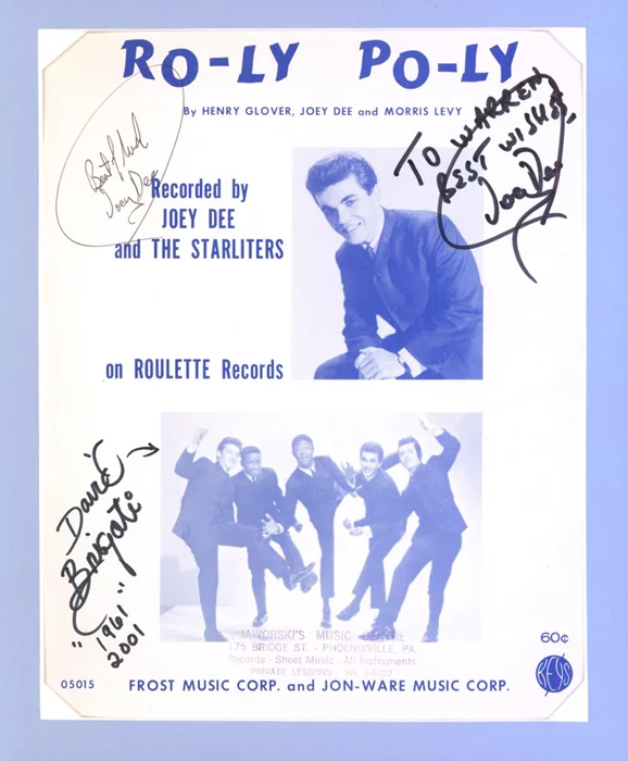Joey Dee autograph