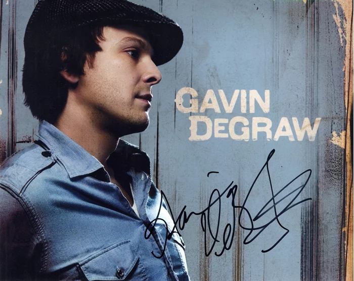 Gavin DeGraw autograph