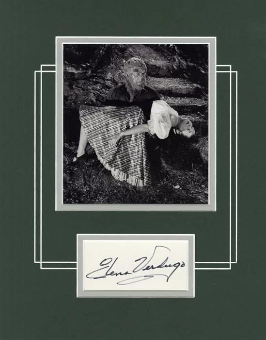 Elena Verdugo autograph