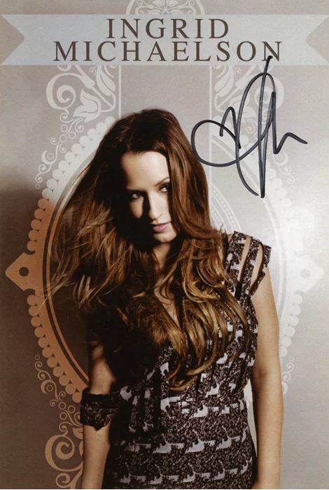 Ingrid Michaelson autograph