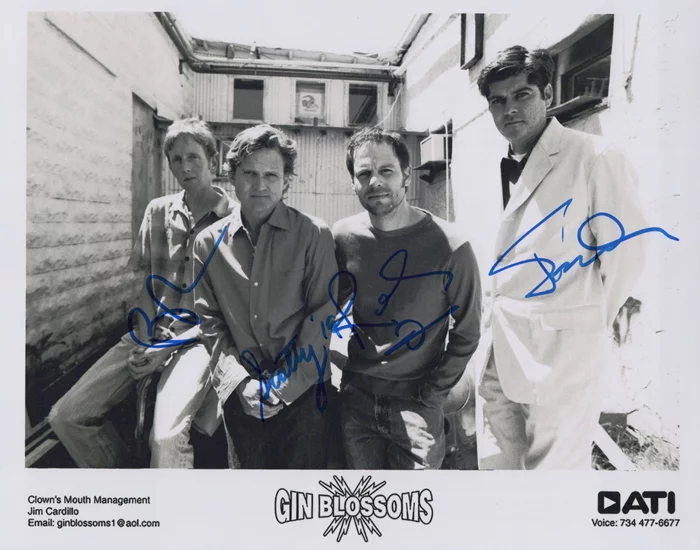 Gin Blossoms autograph