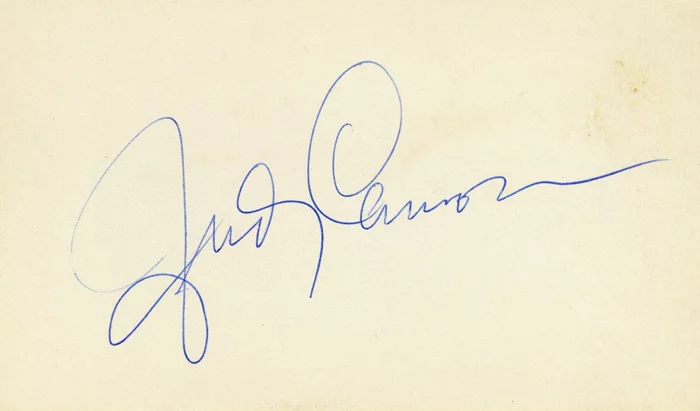 Judy Canova autograph