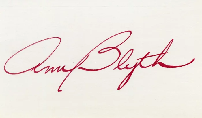 Ann Blyth autograph