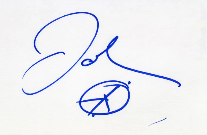 John Corbett autograph