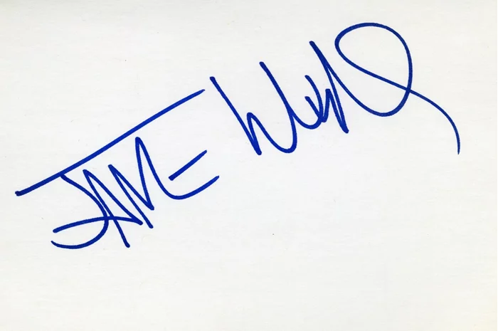 Jane Wiedlin autograph